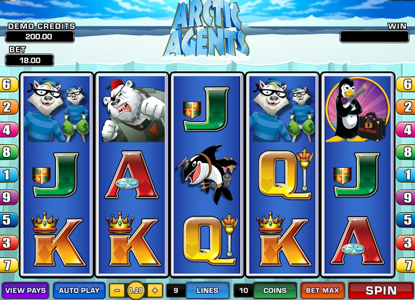 Игровой автомат Arctic Agents - арктические приключения в казино Вулкан