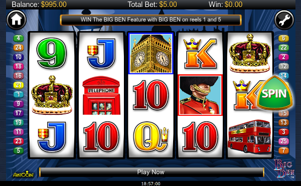 Игровой автомат Big Ben - покори богатства Лондона в казино Вулкан