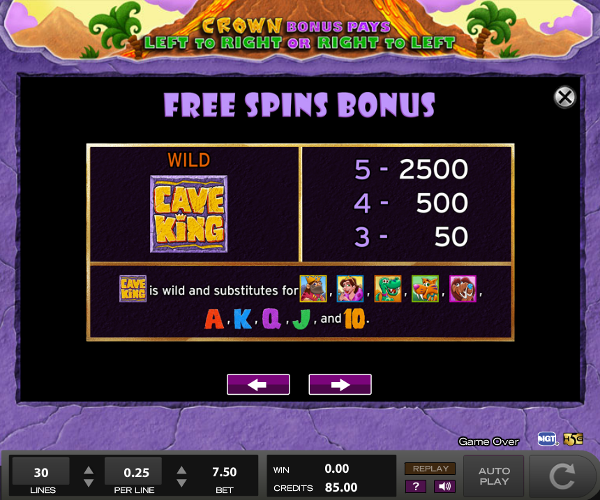 Игровой автомат Cave King - богатства доисторической эпохи в казино Джойказино