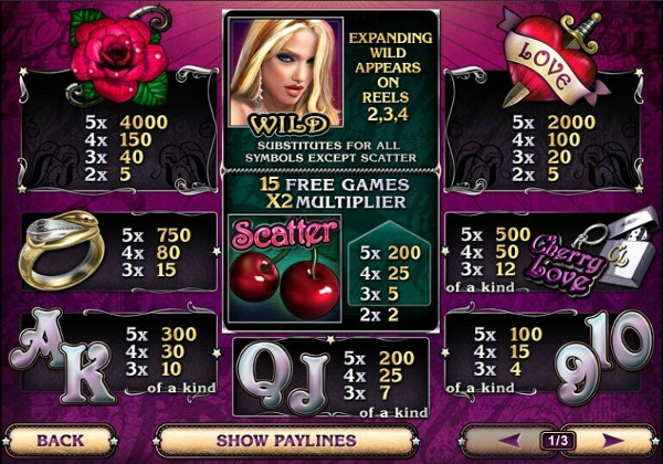 Игровой автомат Cherry Love - незабываемые выигрыши для игроков казино Фараон