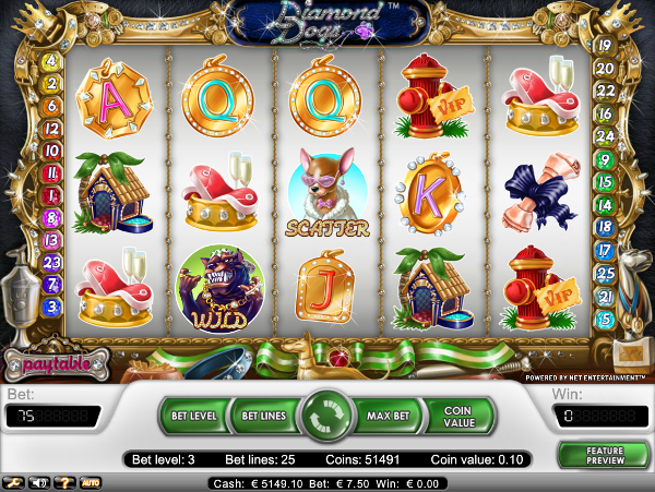 Игровой автомат Diamond Dogs - роскошная жизнь для везучих игроков