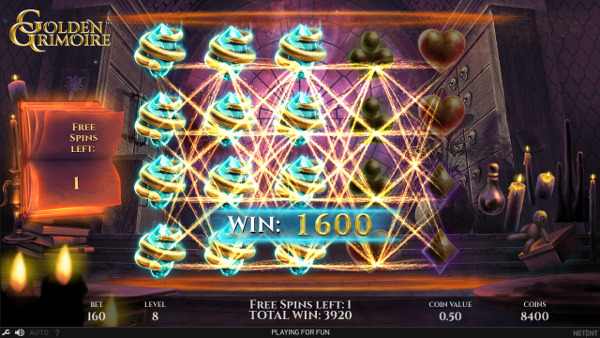 Игровой автомат Golden Grimoire - большие выигрыши в онлайн казино Admiral X ждут игроков