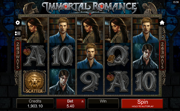 Игровой автомат Immortal Romance - огромные выигрыши на официальный сайт казино Адмирал 777