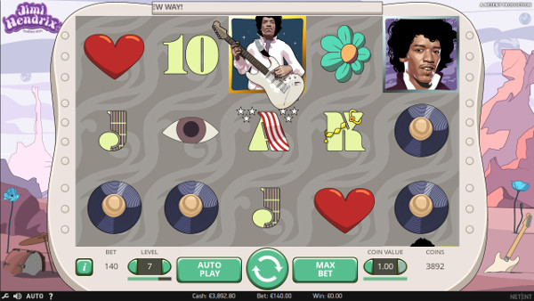 Игровой автомат Jimi Hendrix - играть в казино Вулкан 24 в слоты от NetEnt