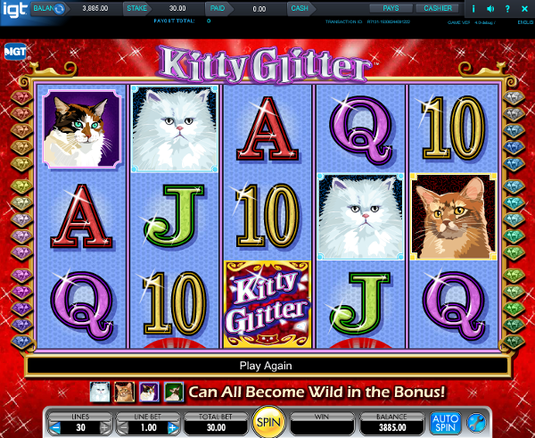 Игровой автомат Kitty Glitter - почувствуй настоящий дух азарта в казино Вулкан