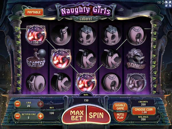 Игровой автомат Naughty Girls Cabaret - популярный слот в казино Адмирал