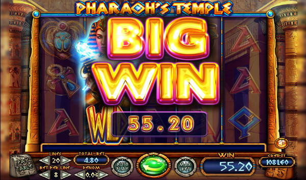Игровой автомат Pharaoh's Temple - играть в Вулкан Чемпион 777 казино