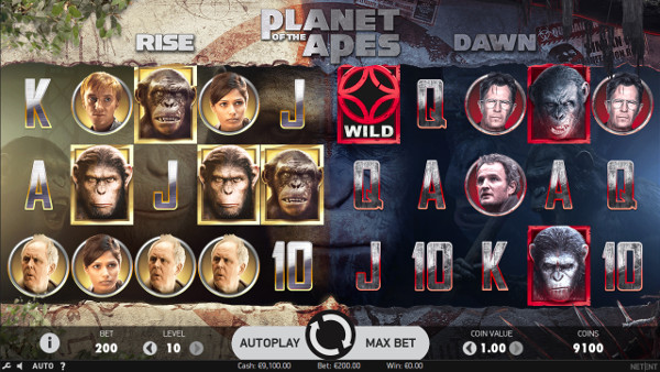 Игровой автомат Planet of the Apes - на официальный сайт Admiral X казино испытай удачу