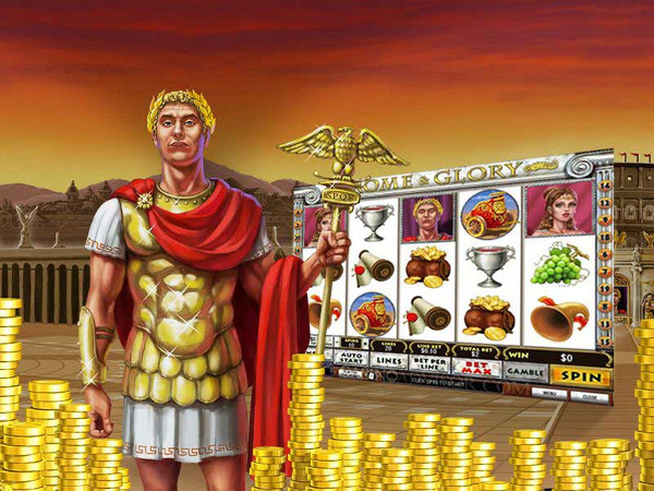 Игровой автомат Rome and Glory - золото Древнего Рима для игроков казино Вулкан