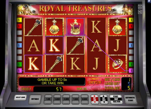 Игровой автомат Royal Treasures - шанс почувствовать себя королевской персоной в казино Вулкан