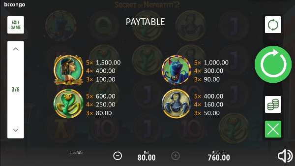 Игровой автомат Secret of Nefertiti 2 - играть онлайн на деньги в Плей Фортуна казино