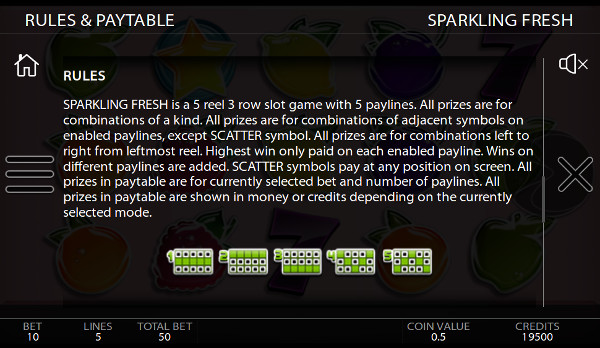 Игровой автомат Sparkling Fresh - играть в казино Фараон в фруктовые слоты