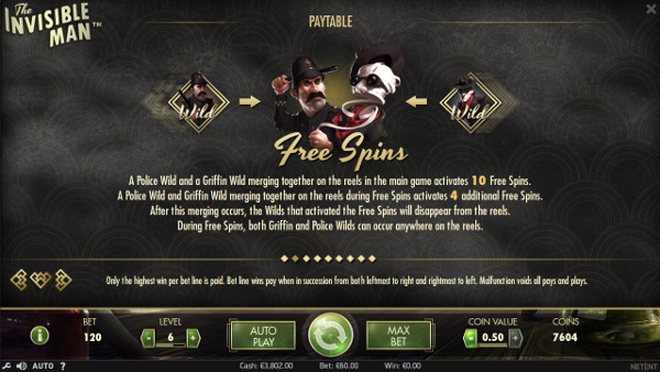 Игровой автомат The Invisible Man - побеждай в слоте онлайн в Биткоин казино