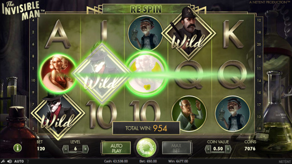 Игровой автомат The Invisible Man - побеждай в слоте онлайн в Биткоин казино