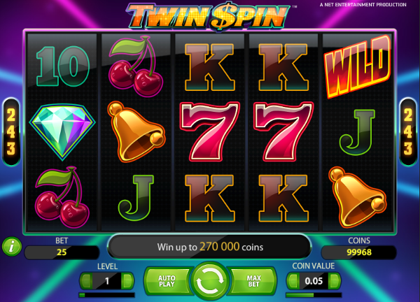 Игровой автомат Twin Spin - удивительный слот который умеет радовать игроков