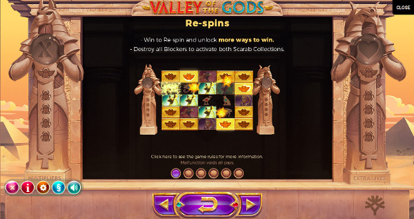 Игровой автомат Valley of The Gods - крупные денежные призы в онлайн казино Фараон
