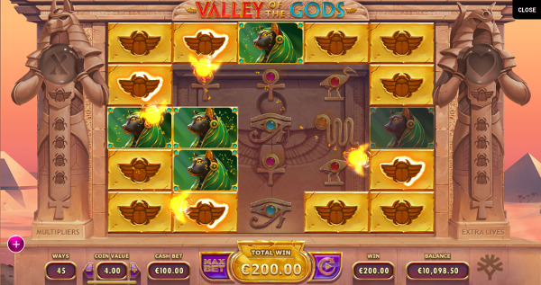 Игровой автомат Valley of The Gods - крупные денежные призы в онлайн казино Фараон