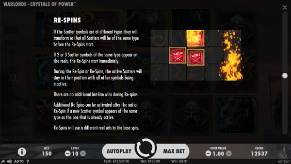 Игровой автомат Warlords: Crystals of Power - супер бонусы игрокам в казино Азино777