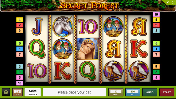 Игровой слот Secret Forest - играть онлайн на деньги в автоматы от Novomatic